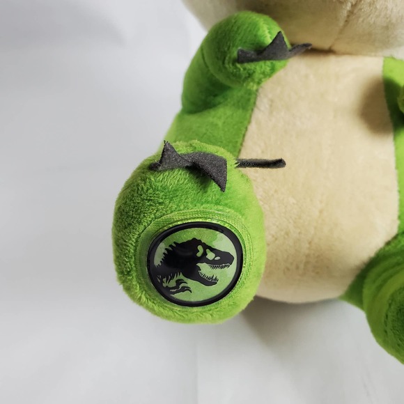 Jurassic Park Dinosaur Velociraptor Plush Toy Factory Green Stuffed Animal 9" - Picture 7 of 11